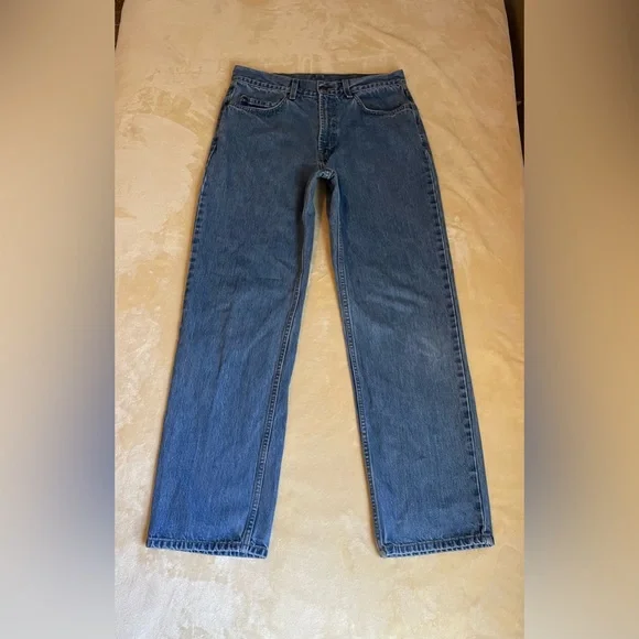 Mens 32x32 Kirkland Signature Blue Denim Jeans - Picture 2 of 4